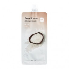 MISSHA Pure Source Pocket Pack (Rice) – Peelingová hydratační maska s extraktem z rýže (M6378)